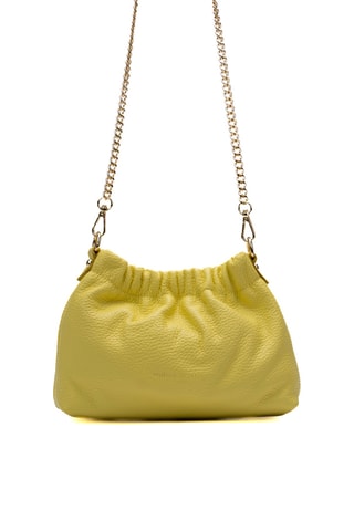 Mala a tiracolo em couro Cello - Amarelo