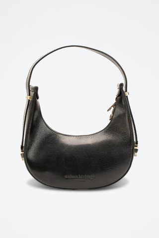 Sac à main en cuir Amanda - Noir