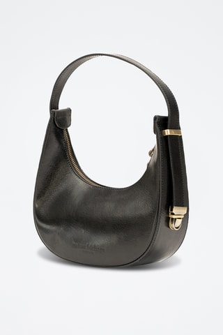 Sac à main en cuir Amanda - Noir