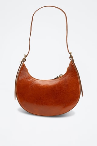 Sac porté épaule en cuir Jessie - Camel