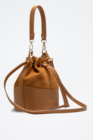 Sac seau en cuir Siesta - Camel