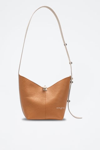Sac porté épaule en cuir Spezia - Camel