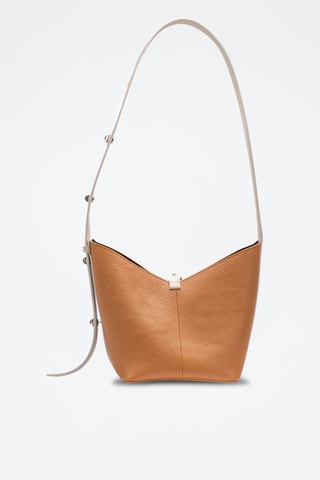 Sac porté épaule en cuir Spezia - Camel