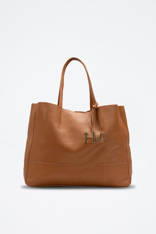 Cabas en cuir Diccia - Camel