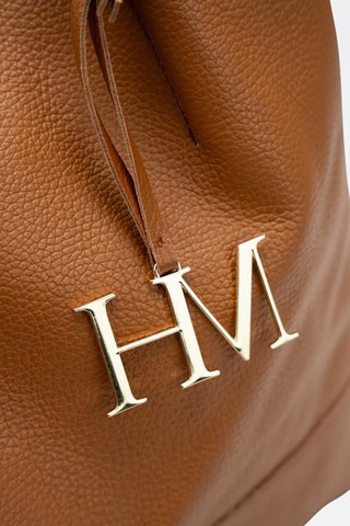 Cabas en cuir Diccia - Camel