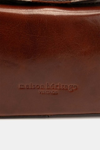 Sac porté épaule en cuir Cléo - Marron