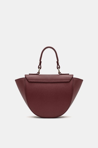 Sac à main en cuir Mini Votti - Bordeaux