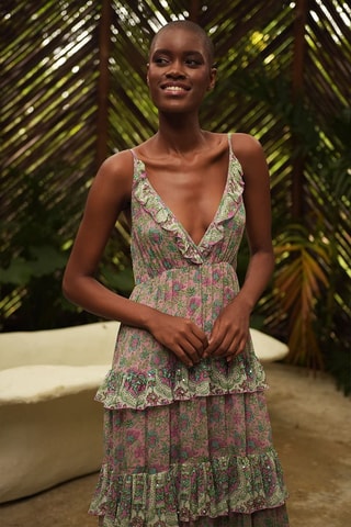 Vestido comprido Colombian Dreams - Rosa