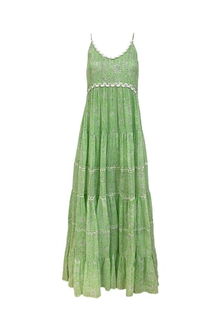 Lange Jurk Colombian Dreams - Groen