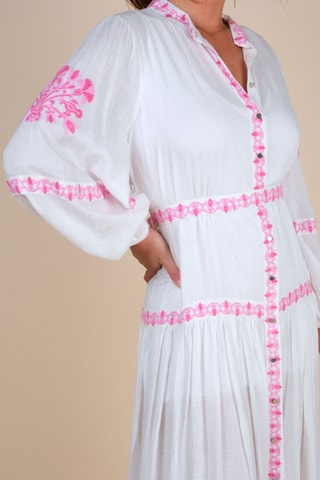 Vestido comprido Colombian Dreams - Rosa