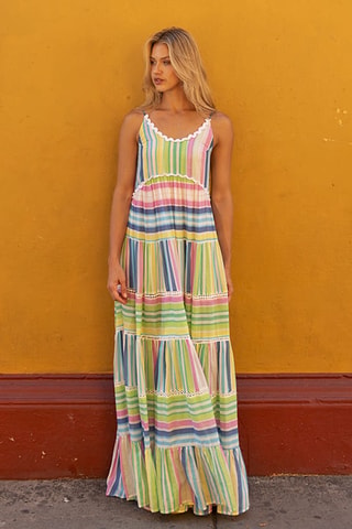 Lange Jurk Colombian Dreams - Multicolor