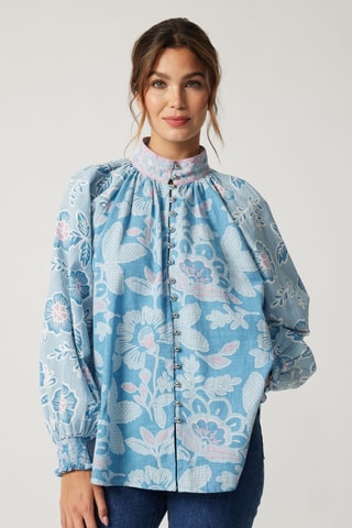 Blusa Parisian Chic - Azul