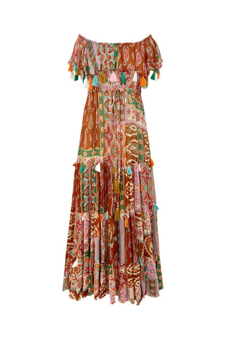 Vestido comprido Colombian Dreams - Multicor