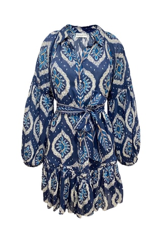 Vestido Parisian Chic - Azul-marinho