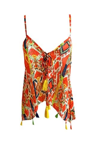 Camisola interior Cynera - Vermelho - Preto, vermelho e amarelo