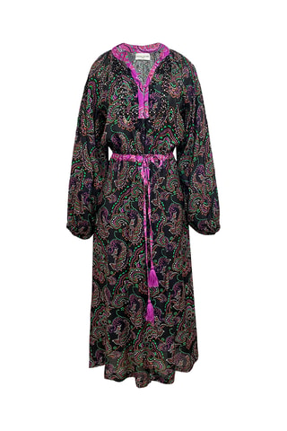 Vestido comprido Paola - Preto - Preto