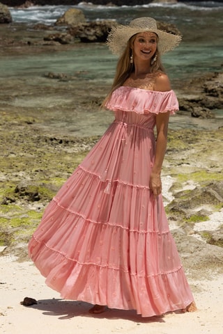 Vestido comprido Kate - Rosa - Rosa