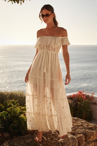Vestido comprido Kate - Branco - Branco