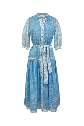 Lange Jurk Colombian Dreams - Blauw