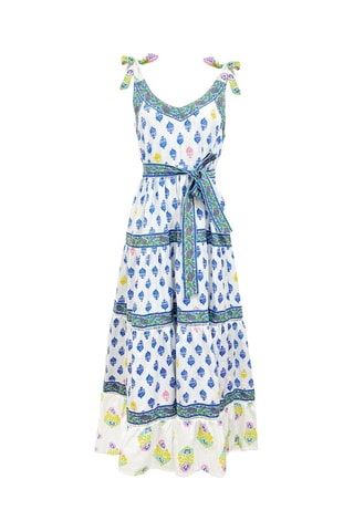 Lange Jurk Colombian Dreams - Wit