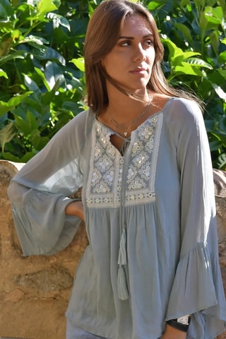 Blusa Moss - Cinzento - Cinzento