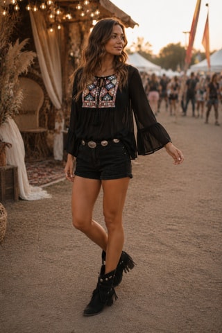 Blusa Moss - Cinzento - Preto