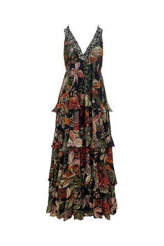 Vestido comprido Colombian Dreams - Preto