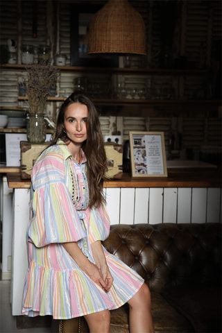 Vestido Colombian Dreams - Multicor