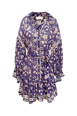 Vestido Parisian Chic - Azul-marinho