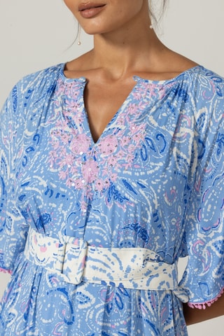 Vestido comprido - Azul