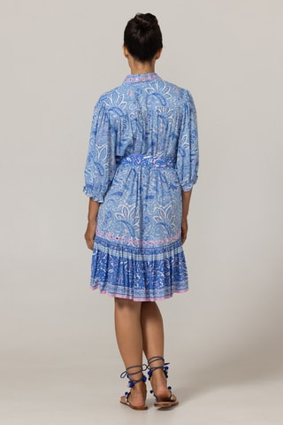Vestido curto - Azul