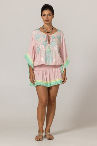 Vestido de praia - Rosa