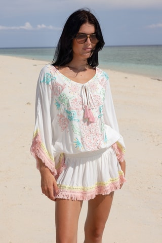 Vestido de praia - Branco