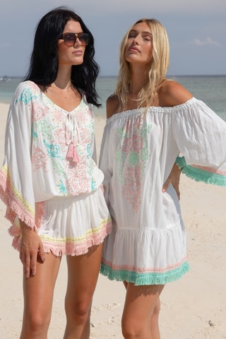 Vestido de praia - Branco