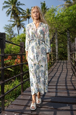 Vestido comprido - Rosa
