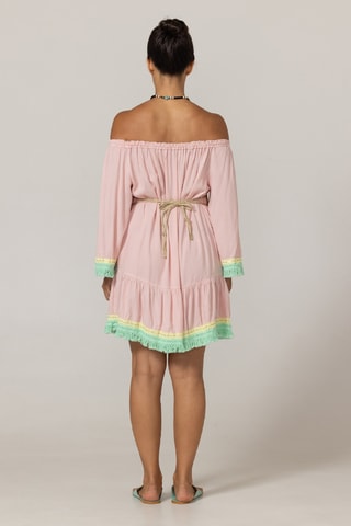 Vestido curto - Rosa