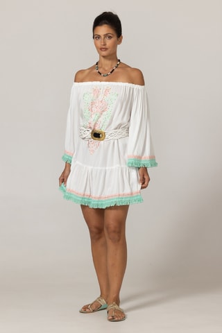 Vestido curto - Branco