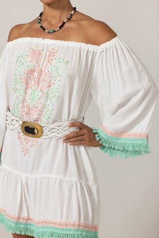 Vestido curto - Branco