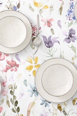 Toalha de mesa anti-nódoas Branco