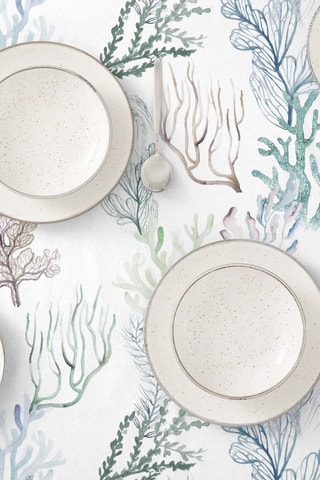 Toalha de mesa anti-nódoas Branco