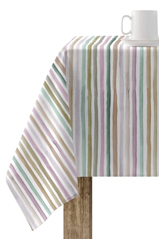 Nappe antitache Naiara - Blanc et vert