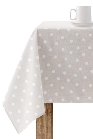 Nappe antitache - Gris clair et blanc
