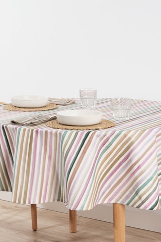 Nappe antitache Naiara - Vert et rose