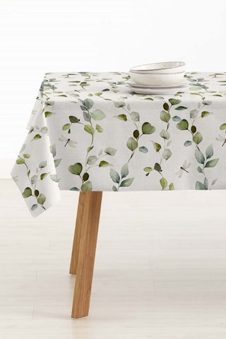Toalha de mesa anti-nódoas Branco e verde