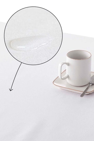 Toalha de mesa anti-nódoas Branco