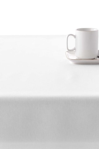 Toalha de mesa anti-nódoas Liso Branco