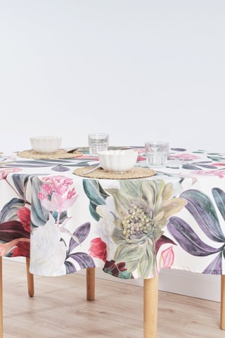 Nappe ronde antitache - Blanc