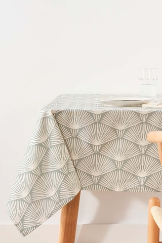 Nappe antitache Asena - Vert et blanc