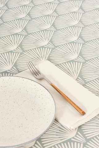 Nappe antitache Asena - Vert et blanc