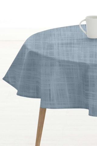 Nappe ronde antitache 0120-19 - Bleu